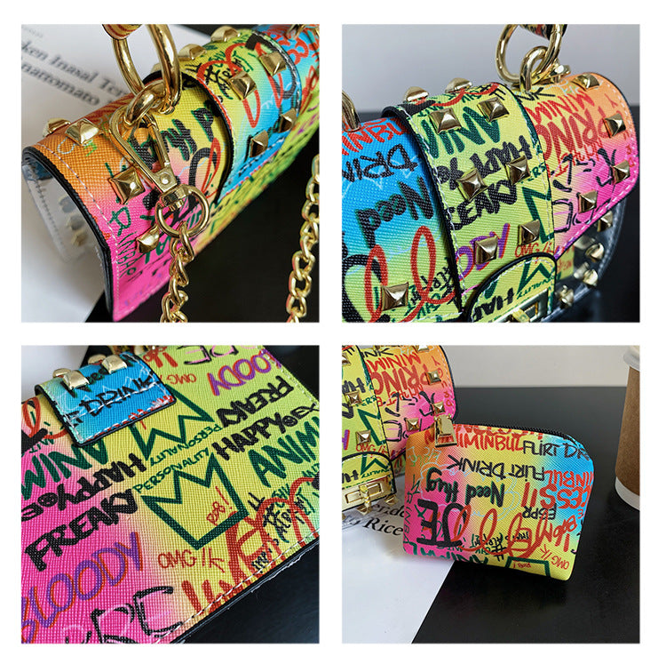 Beth Luxury Graffiti Handbag - Dreamcatchers Reality