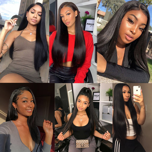 Elana 13*4  Glueless Indian Swiss Lace Frontal Wig - Dreamcatchers Reality